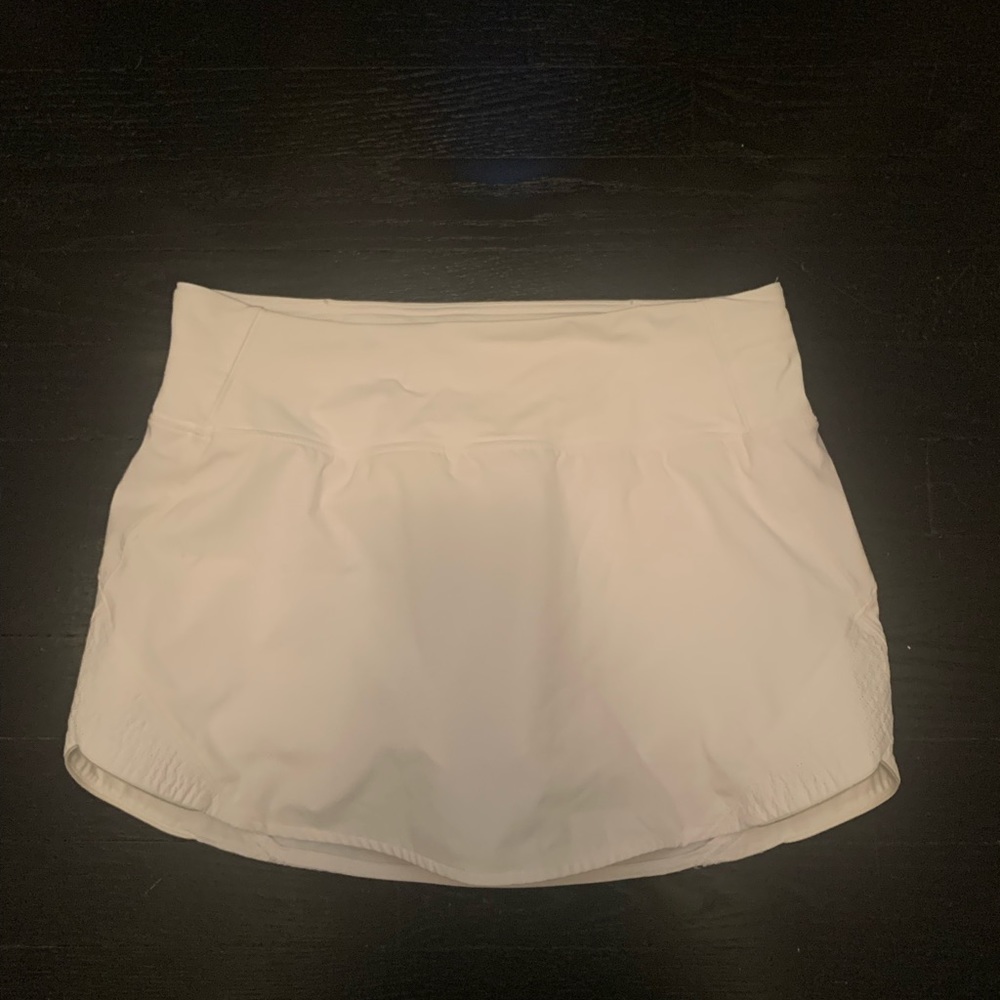 White Lululemon Tennis Skirt